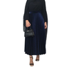 2022 Ins Pleated Velvet Muslim Lady New Design Color Fashion Sheath Dress Skirt