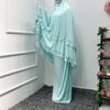 Beautiful Asian Plus Size Muslim Prayer Dress Dubai Modern Maxi Dresses Turkey Latest Fashion Modest Islamic Abaya