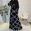 Cross-border Source Fashion Printing Elegant Long Dress Malaysia Turkey Bottoming Dress