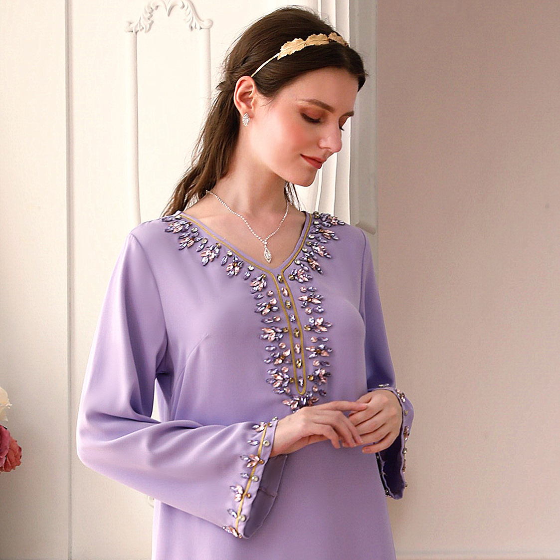 Turkey New Dubai Casual Maxi Dresses Modest Muslim Women Islamic Clothing Abaya