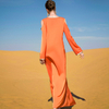 New Dubai Casual Maxi Dresses Modest Muslim Women Islamic Clothing Abaya