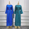 Elegant Fancy Modest Fashion Luxury Arabic Islam Maxi Dresses Muslim Abaya