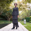 Black Gown Style New Modest Fashion Fancy Kimono Muslim Dubai Maxi Dresses Elegant Arabic Islamic Abaya