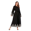 Amazon Hot Sale EBay Hot Sale Middle Eastern Muslim Embroidered Beaded Long-sleeved Dress Women