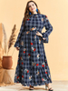  Women Muslim Dresses Turkish Fashion Burqa Vetements Turkish Borka Islamic Clothing Burka Fabric Dubai Modest Hijabi Cotton Musulmane Femme Kaftan Maxi Dress Abaya