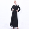 The Middle East Cross-border Fashion Beaded Jumpsuit Muslim Women's Abaya Zipper Robe Spot One Drop Shipping