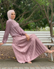  Prayer 2022 Top Modern Printing Burka Kurti Internet Celebrities Fashion Maxi Dress Modest Women Islamic Clothing Lady Dubai Pleated Muslim Skirt