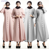 2022 Muslim New Korean Style Super Beautiful Plus Size Muslim Long Shirt Skirt Dress Ramadan