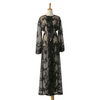 2022 Muslim New Muslim Robe Cardigan Loose Dress Abaya Spot Cross-border Women's Clothing