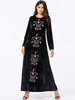  Muslim Modest Plus Size Islamic Clothing Cotton Dubai Kaftan Burka 2022 Modern Arabic Printing Jalabiya Jilbab Burqa Fashion Thobe Women Maxi Dress Abaya