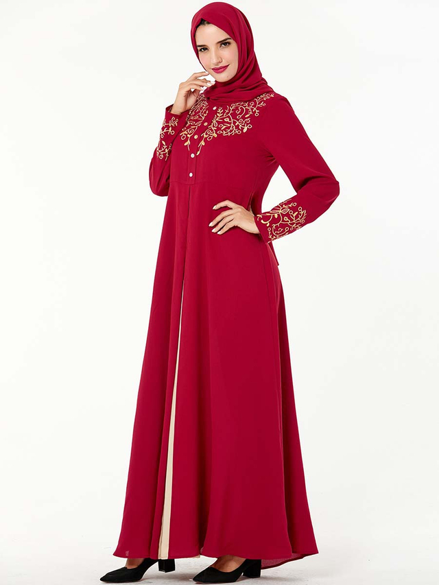  Muslim Lady Burqa Arabic Women Kaftan 2022 Jalabiya Burka Jilbab Modern Plus Size Modest Islamic Clothing Thobe Dubai Maxi Dress Abaya