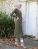Muslim Casual Middle East Wholesale Islamic Design Women New Dubai Robe Abaya