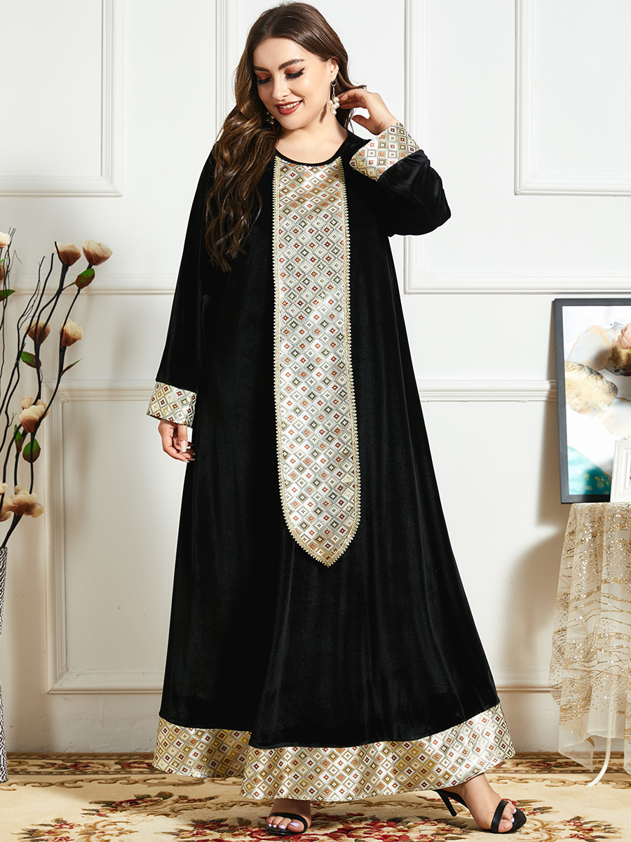  Arabic Modest Burka Cotton Fashion Jalabiya Printing 2022 Jilbab Modern Dubai Burqa Kaftan Islamic Clothing Thobe Plus Size Muslim Women Maxi Dress Abaya