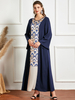 Jilbab Jalabiya Kaftan 2022 Arabic Islamic Clothing Fashion Muslim Women Printing Modern Burka Burqa Modest Plus Size Cotton Dubai Thobe Maxi Dress Abaya
