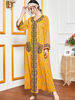  Prayer Clothes Embroidery Dubai Robe Femme Musulman Vêtements Modest Vetement Femme Borka Turkish Women Kebaya Maleisie Islamic Clothing Maxi Dress Abaya