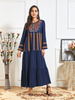  Vêtements Vetement Femme Modest Embroidery Women Borka Turkish Islamic Clothing Robe Femme Musulman Kebaya Maleisie Prayer Clothes Dubai Maxi Dress Abaya