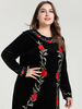  Borka Turkish Vêtements Prayer Clothes Vetement Femme Modest Women Kebaya Maleisie Islamic Clothing Embroidery Dubai Robe Femme Musulman Maxi Dress Abaya