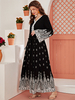  Burqa Dubai Femme Fashion Muslim Turkish Kaftan Arabic Musulmane Vetements Modest Modern Islamic Clothing Plus Size Women Hijabi Burka 2022 Maxi Dress Abaya