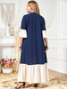  Plus Size Fashion Muslim Modern Burka Modest Musulmane Dubai Turkish Women Vetements Arabic Kaftan 2022 Hijabi Islamic Clothing Femme Burqa Maxi Dress Abaya