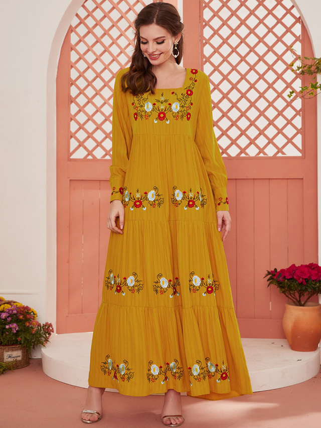  Dubai Hijabi Turkish Modest Muslim Burka Femme Arabic Women Musulmane Modern Plus Size Islamic Clothing Vetements Fashion Burqa Kaftan 2022 Maxi Dress Abaya