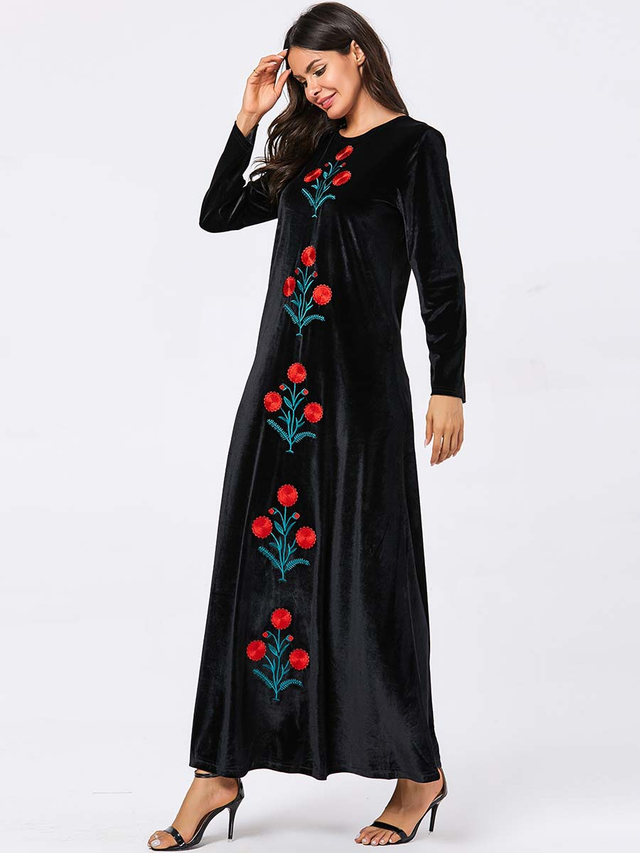  Burka Modest Fashion Musulmane Dubai Burqa Muslim Vetements Kaftan 2022 Modern Turkish Femme Women Arabic Hijabi Islamic Clothing Maxi Dress Abaya