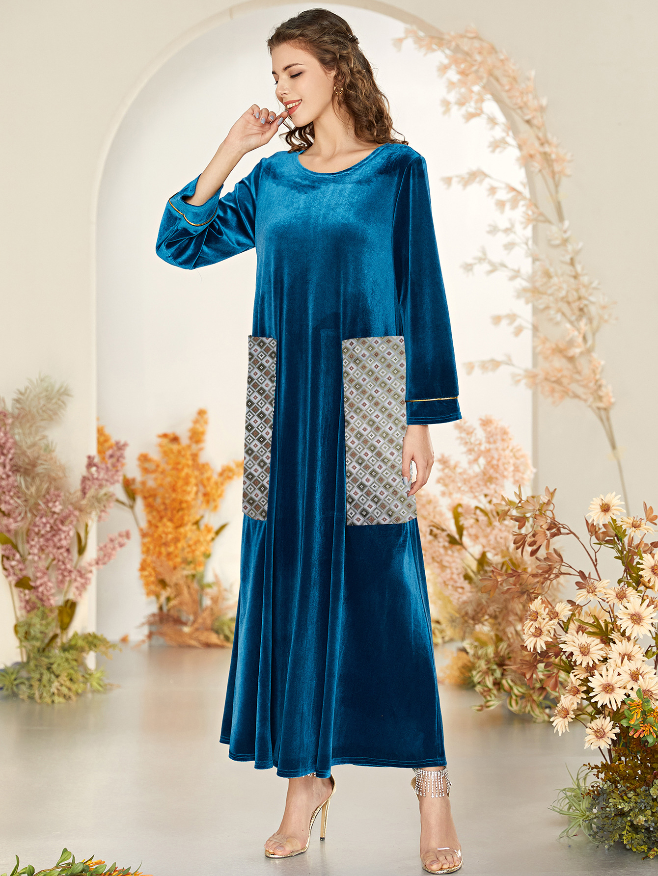  Vetements Turkish Arabic Fashion Muslim Modest Kaftan Islamic Clothing Burka Femme Women Dubai Musulmane Modern Burqa Hijabi 2022 Maxi Dress Abaya