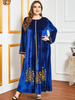  Prayer Clothes Vetement Femme Embroidery Dubai Robe Femme Musulman Turkish Modest Vêtements Kebaya Maleisie Borka Islamic Clothing Women Maxi Dress Abaya