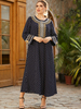  Dubai Arabic Turkish Vetements Women Femme Musulmane Burka Hijabi Kaftan Muslim Islamic Clothing Burqa Fashion Modern 2022 Modest Maxi Dress Abaya