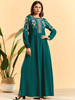  Turkish Hijabi Burqa Kaftan Femme Islamic Clothing Muslim Modest Burka Arabic Vetements Musulmane 2022 Women Dubai Modern Fashion Maxi Dress Abaya