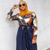 Arabian Women Dubai Malaysia 2022 Modern Islamic Modest New Design Arabic Casual Shirt