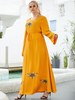  Fashion Women Turkish Burqa Fabric Muslim Dresses Cotton Modest Islamic Clothing Hijabi Burka Borka Dubai Femme Kaftan Vetements Turkish Musulmane Maxi Dress Abaya