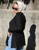Modest Women Islamic New Design Modern Dubai Arabic 2022 Malaysia Casual Shirt
