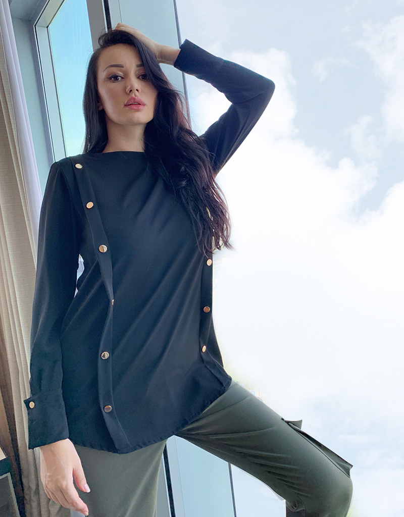 Arabian Women Modern Dubai 2022 Malaysia Islamic Modest New Design Arabic Casual Shirt