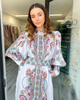  Kaftan Bat Sleeve Muslim Islamic Clothing Jalabiya Arab Burka Dubai Robe Modest Caftan Morocco Kimono Turkish 2022 Prayer Women Maxi Dress Abaya