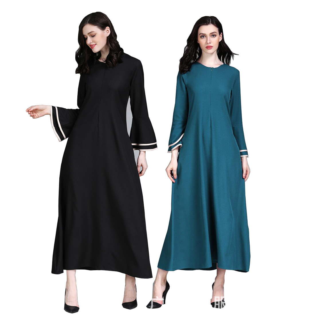  Dubai Cotton Kaftan 2022 Kimono Turkish Modest Burka Muslim Islamic Clothing Morocco Robe Arab Jalabiya Prayer Women Maxi Dress Abaya