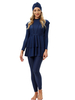 Wholesale Plus Size Muslim Lady Islamic Women's Modest Fashion Swimwear Burkini