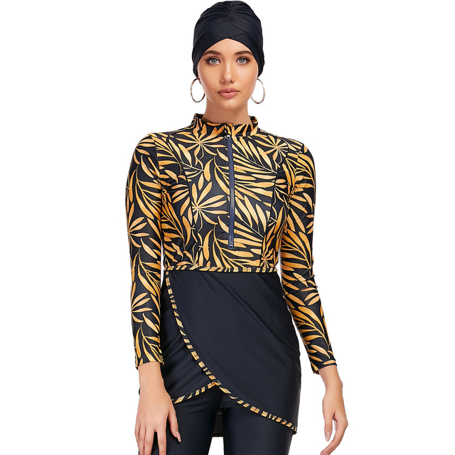 Women's Swimsuits Plus Size Muslim Beach Full Cover Islamic Modest Wholesale Swimwear Burkini