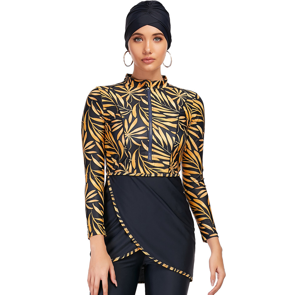 Women's Swimsuits Plus Size Muslim Beach Full Cover Islamic Modest Wholesale Swimwear Burkini