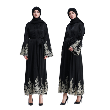  Robe Burka Jalabiya Arab Muslim Morocco Islamic Clothing Modest Kaftan Turkish Fashion Dubai Kimono 2022 Women Maxi Dress Open Abaya