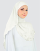 SIPO Custom hijab scarf Premium Malaysia Embroidery Hijab Pearl Chiffon Shawl Scarf supplier