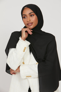 SIPO Premium Texttured Crepe Hijab for Malaysia Woman Solid Color Hijab