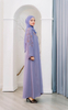 SIPO New Fashion Embroidery Dubai Kimono Front Open Abaya Popular Style Kaftans Wholesale Malaysia Beauty Islamic Kimono Cardigan with Flower Beads