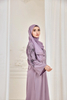 SIPO Front Open Buttoned Down Beautiful Abaya Maxi Muslin Clothing Long Sleeves Islamic Dress with Handmade Beads Abaya 