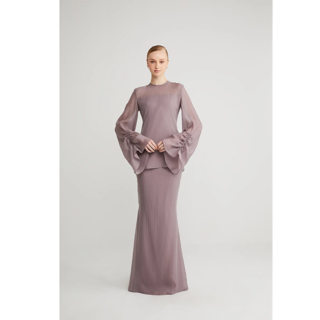SIPO New Design Fesyen Baju Dress Semi Mermaid Skirt Muslim Women Dresses Modern Baju Kurung