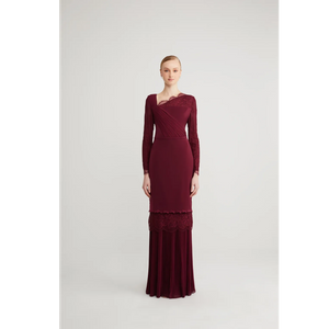 SIPO High Quality OEM Baju Raya Malaysia Style Embroidery Lace Kurung Fesyen Dress Muslim Women Dresses Modern Baju Kurung