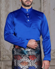 Customization Baju Melayu Tailored Fit Royal Blue