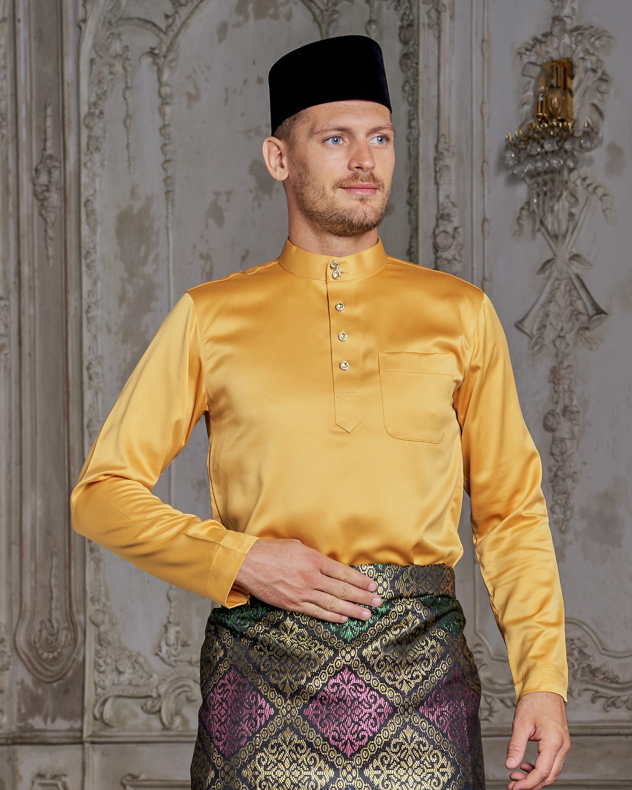 BAJU-MELAYU-HONEY-MUSTARD-7