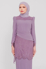 SIPO Latest Design Malaysia Pleated Long Skirt Embroidery Baju Kurung Moden Lace Muslim Dress Baju Kurung Wholesale in Vietnam