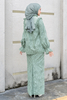 SIPO New Design Malaysia Fully Lined Cotton Embroidery Baju Kurung Modest Wear for Women