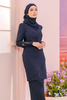 SIPO 2024 New Design Malaysia Baju Kurung Modern Long Sleeve with Scallop Embroidry for Muslim Women